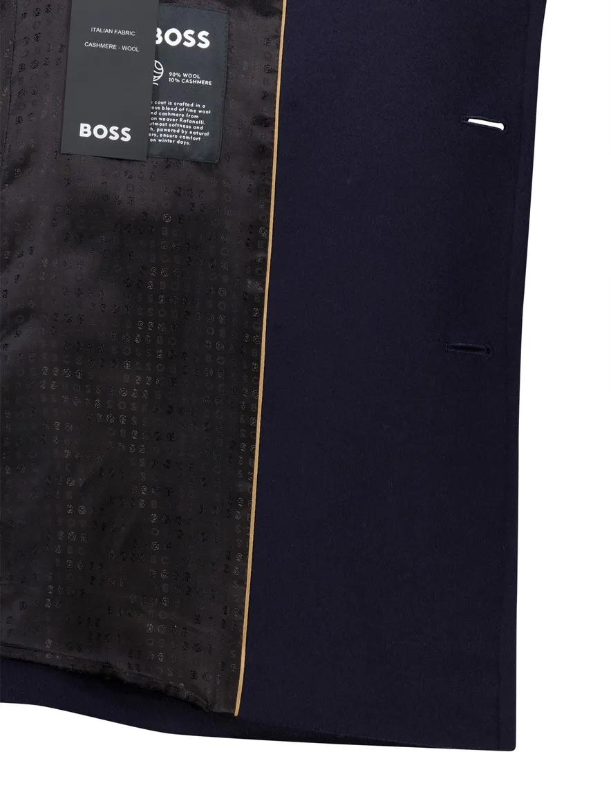 winterjas donkerblauw Boss Black