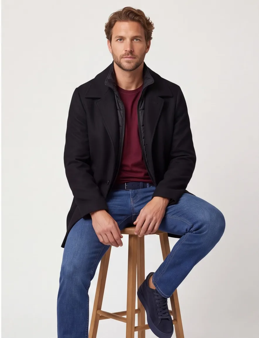 Boss Black H-clark winterjas zwart