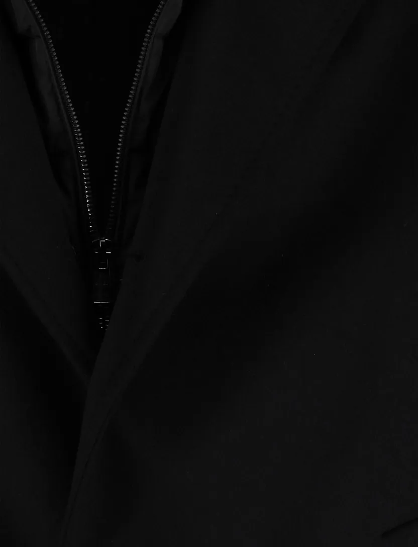 Zwart winterjas Boss Black wol