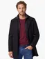 Winterjas Boss Black zwart wol