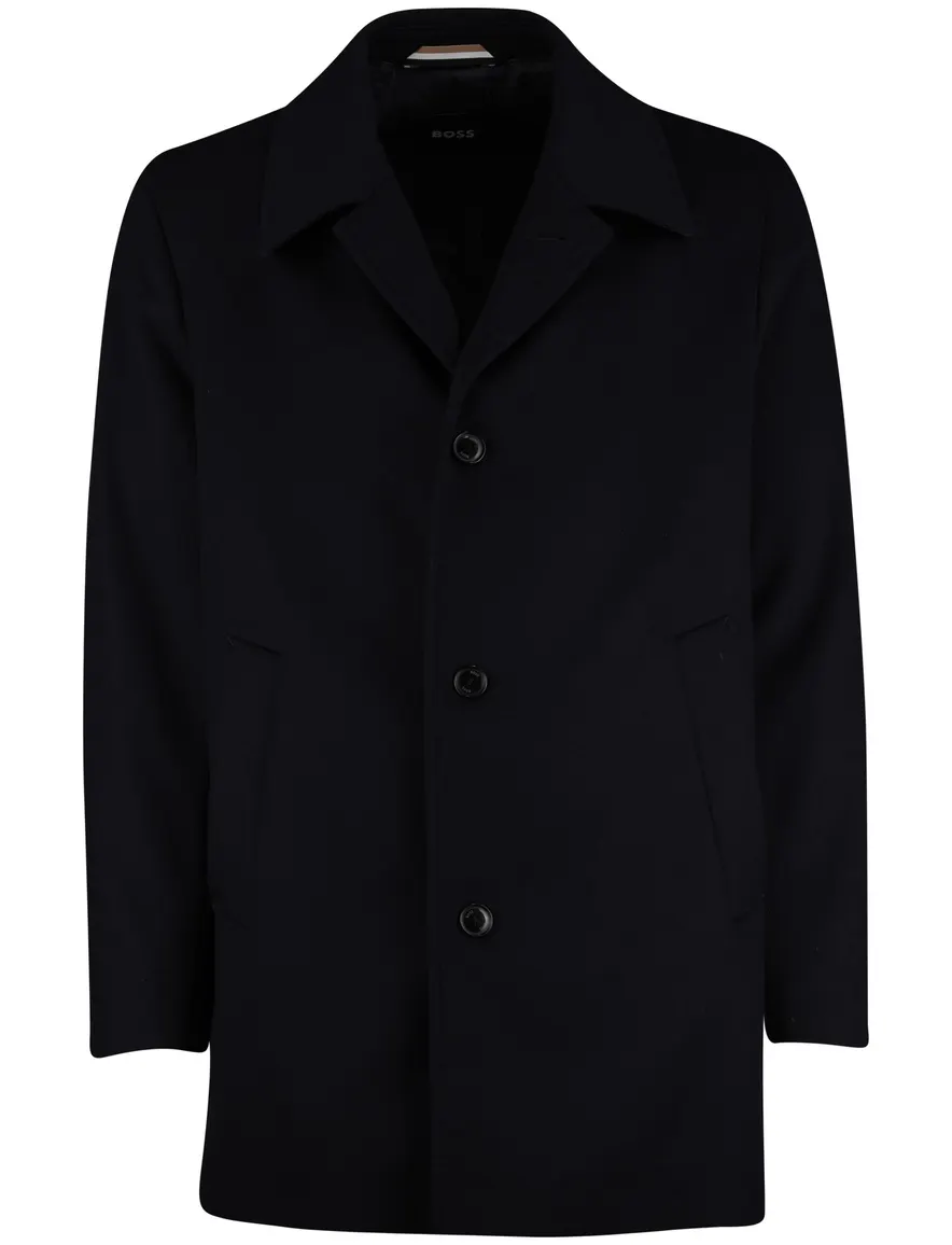 BOSS Black H-Clark winterjas H-Clark-Bib-S navy effen