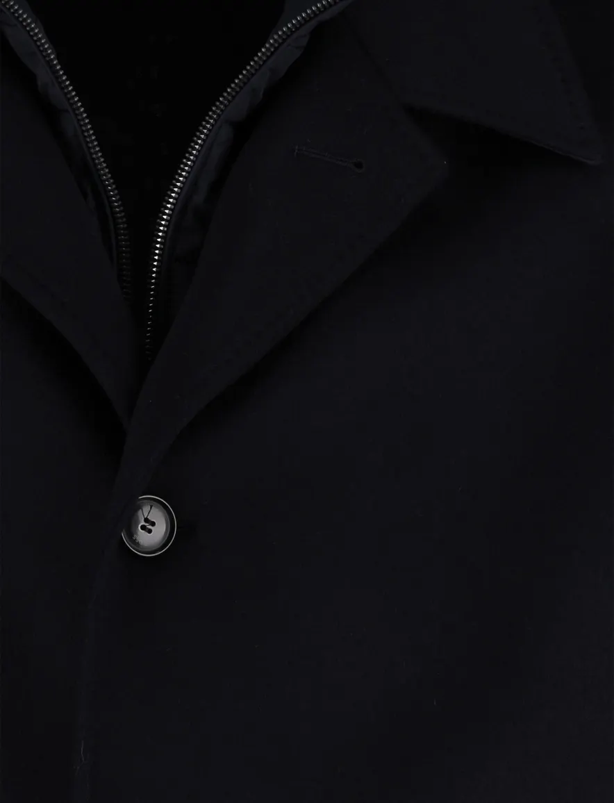 BOSS Black H-Clark winterjas H-Clark-Bib-S navy effen
