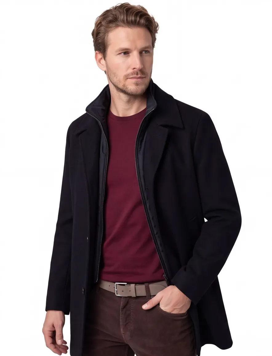BOSS Black H-Clark winterjas H-Clark-Bib-S navy