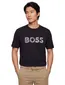 Boss Orange Frozen t-shirt zwart ronde hals