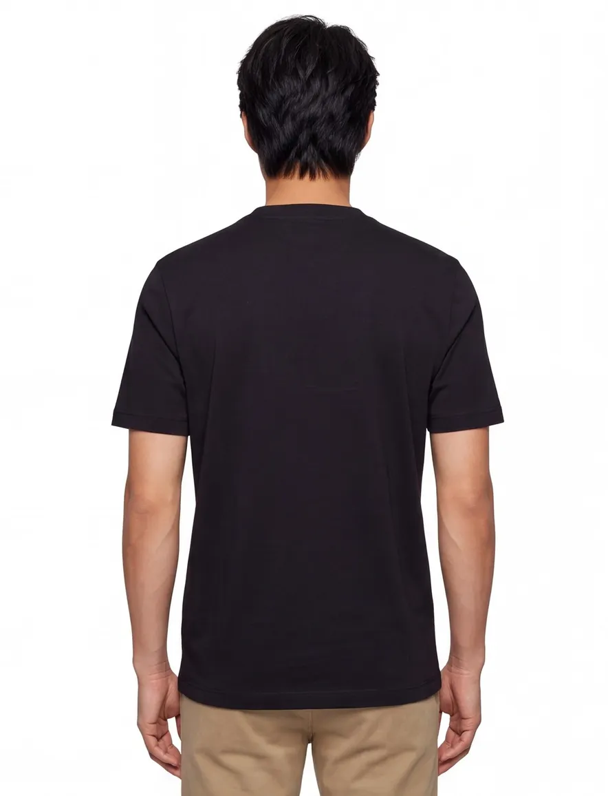 Boss Frozen t-shirt zwart logo