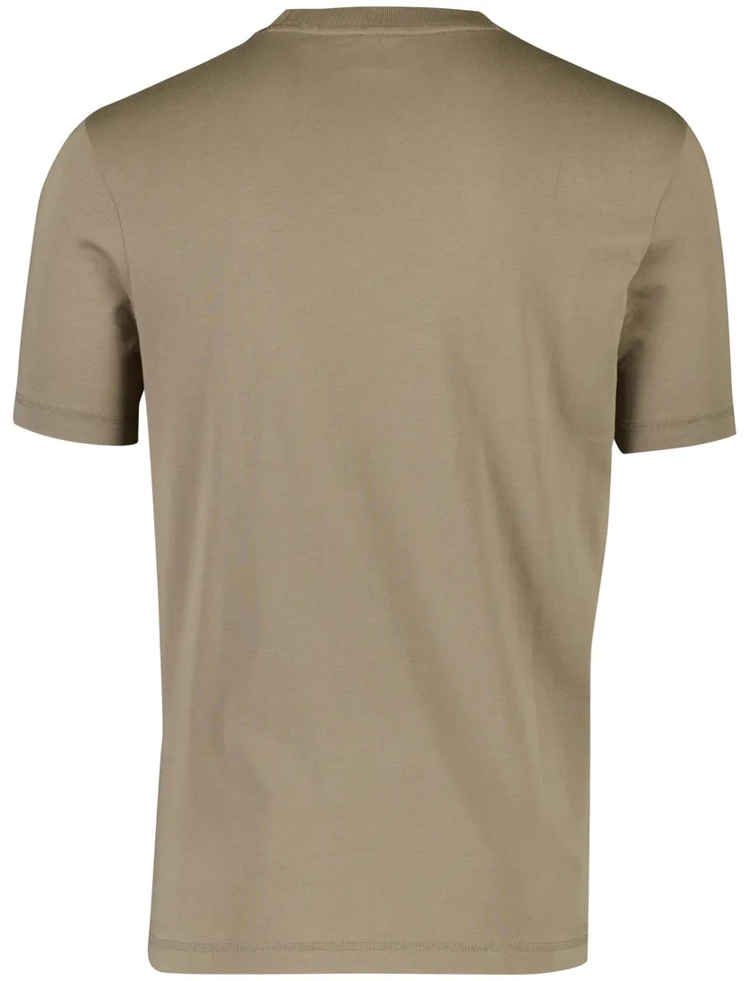 Bruin logo T-shirt Boss Orange katoen