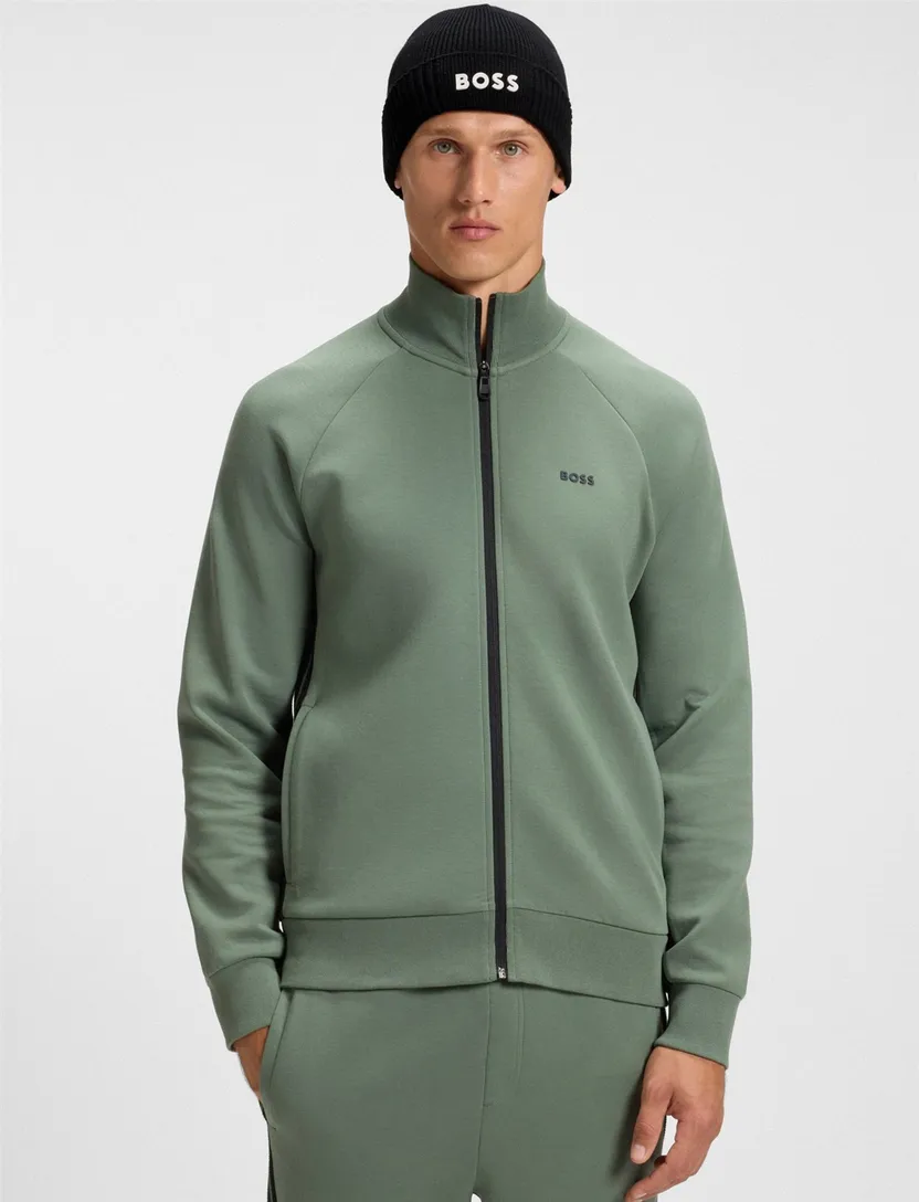 BOSS Green muts Asic Beanie-X zwart katoen