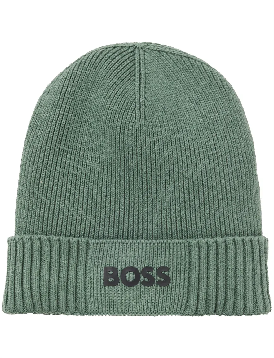 BOSS Green muts Asic Beanie-X groen