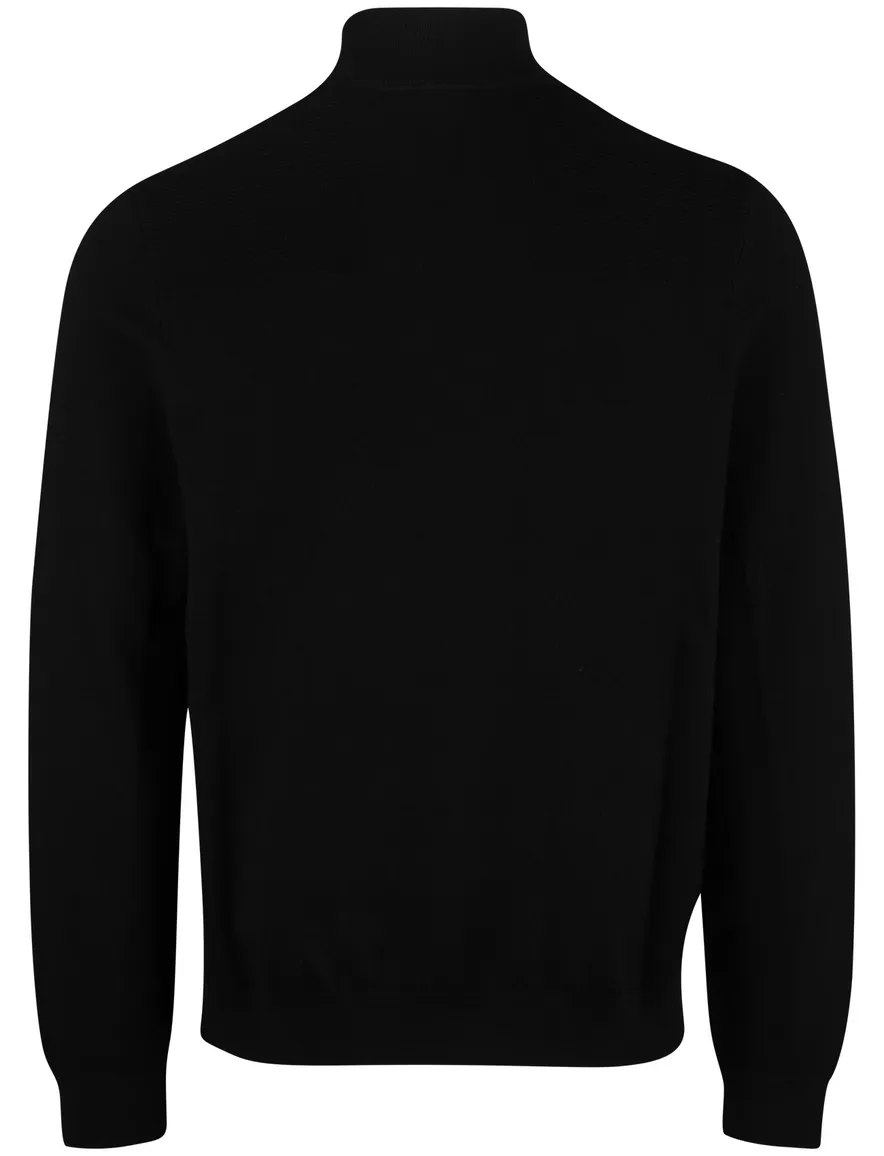 Boss Green Momentum-X half zip trui zwart normale fit