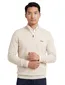 Boss Green Momentum-X half zip trui effen creme normale fit