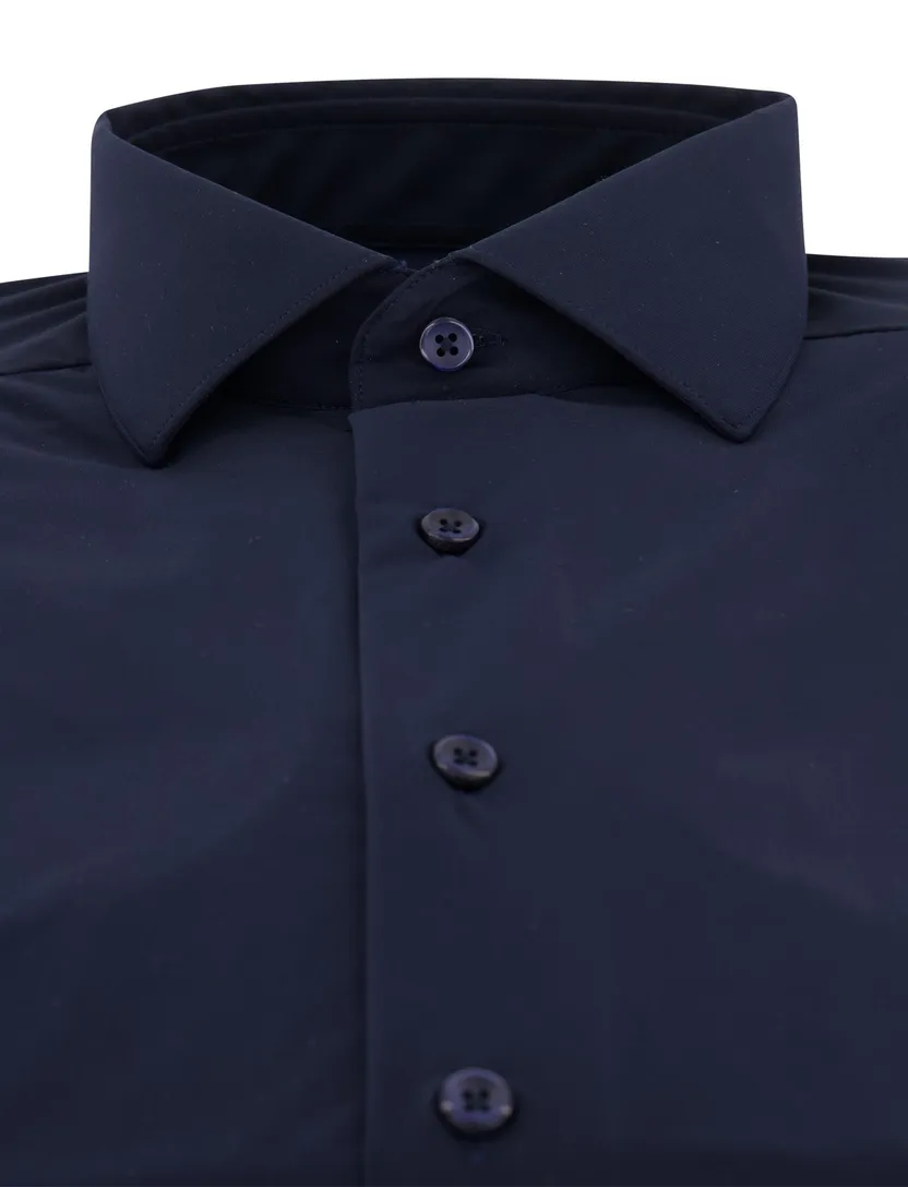 Cavallaro napoli overhemd ml7 donkerblauw