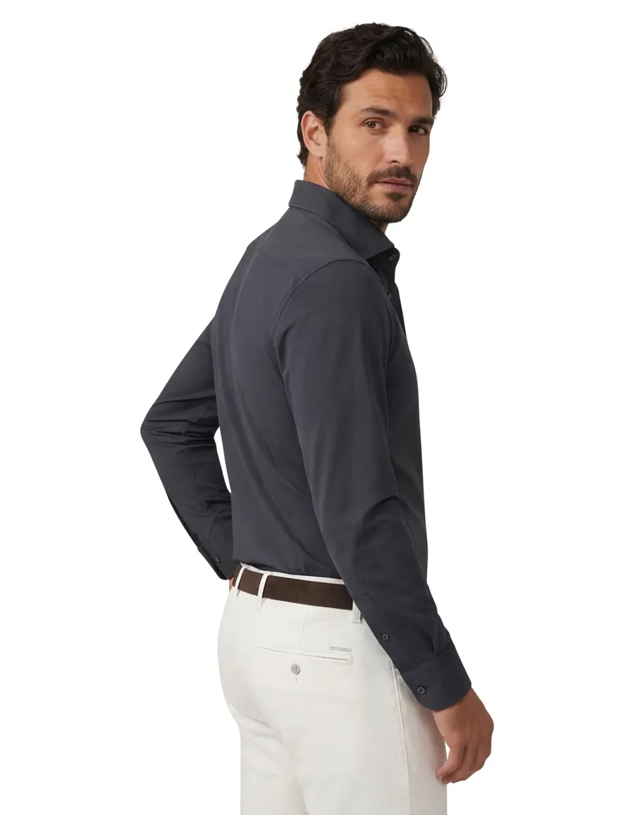 business overhemd grijs Cavallaro Napoli