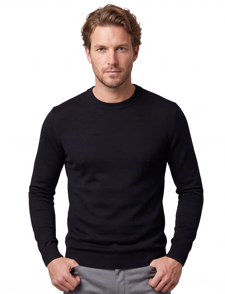 Cavallaro Milacio trui zwart turtleneck