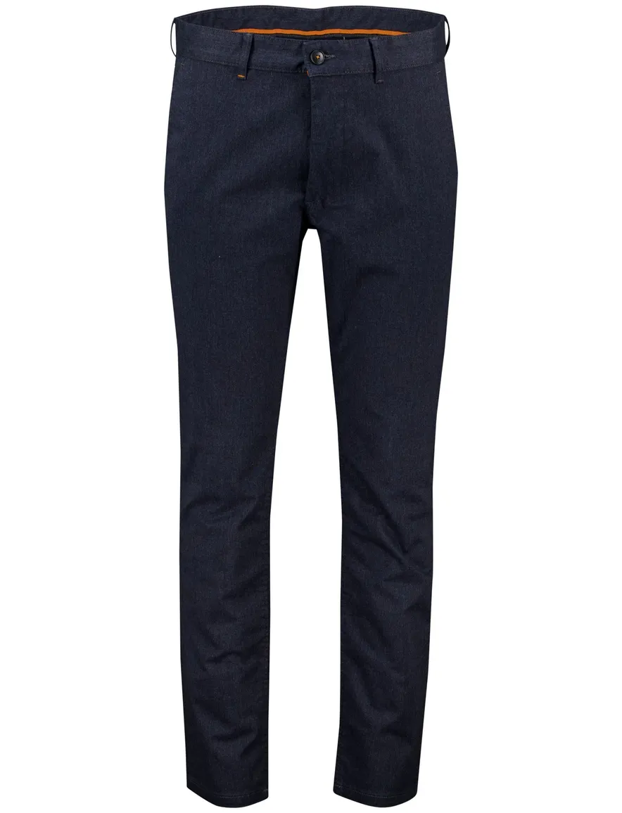 Pantalon chino donkerblauw Boss orange