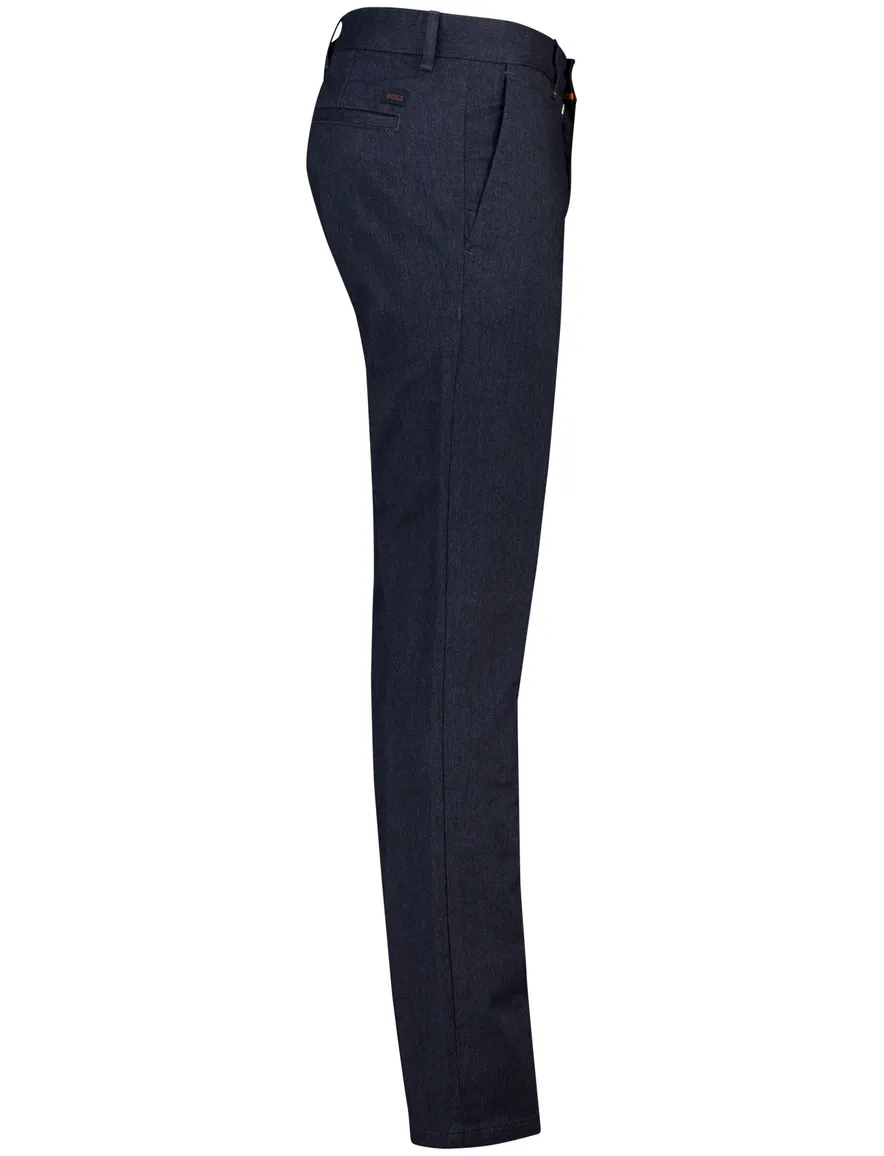 Pantalon chino donkerblauw Boss orange