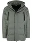 Boss Green winterjas groen capuchon normale fit