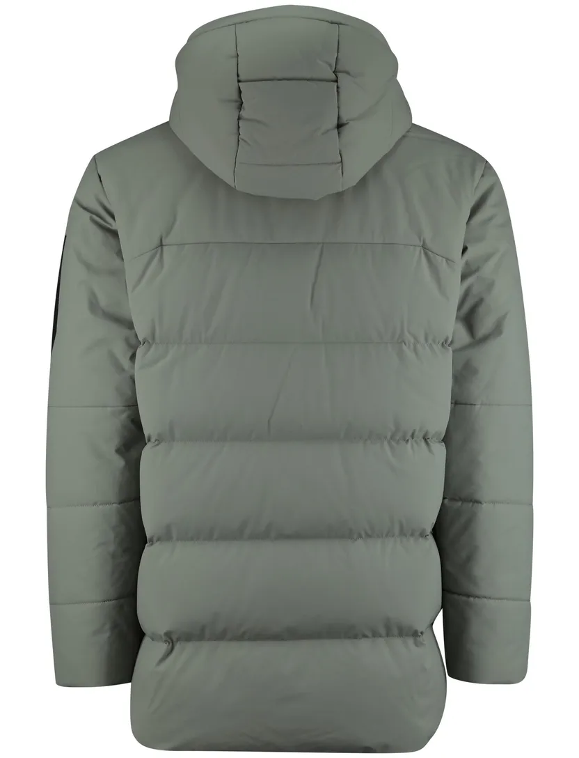 Boss Green winterjas groen capuchon normale fit