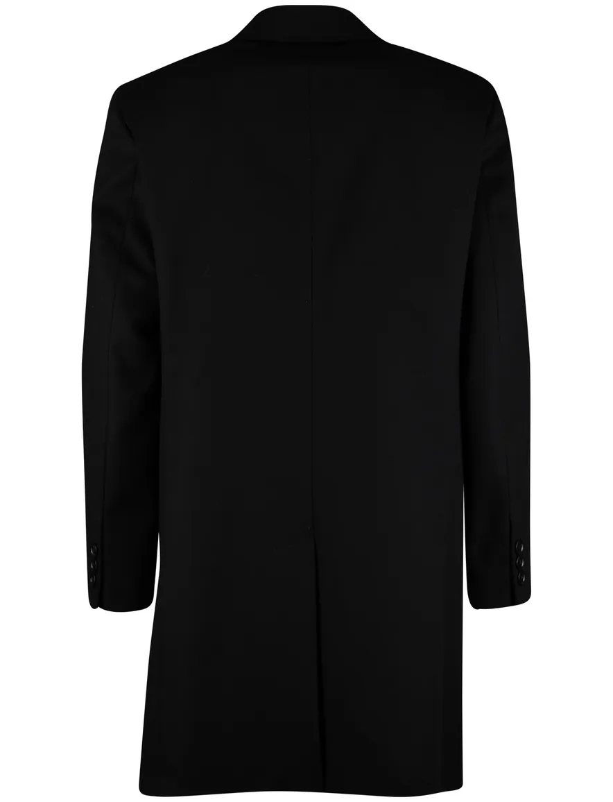 BOSS Black manteljas H-Jared zwart effen