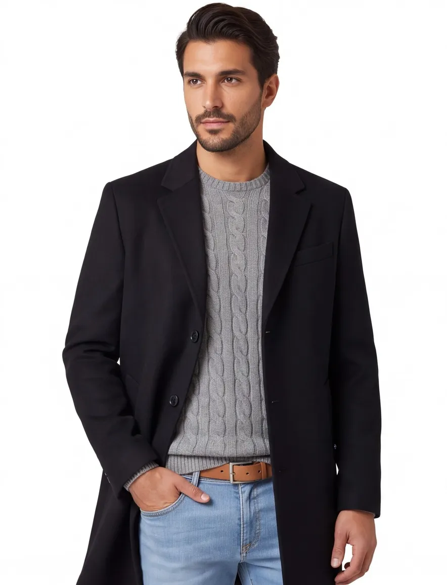 BOSS Black manteljas H-Jared zwart