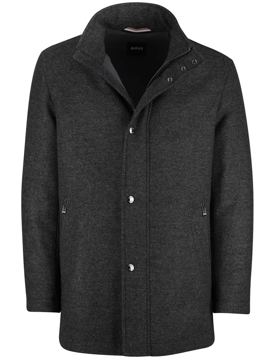 Boss black h-camron winterjas lang navy