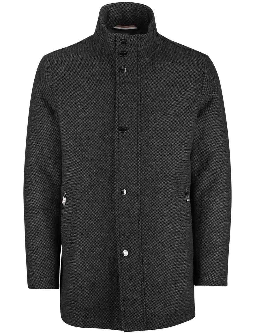 Boss black h-camron winterjas lang navy