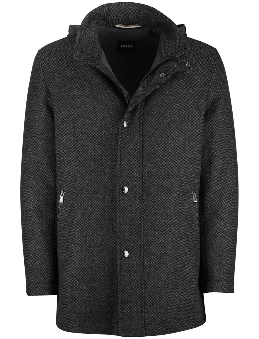 Boss black h-camron winterjas lang navy