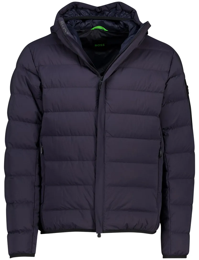 Donkerblauw Boss Green tussenjas