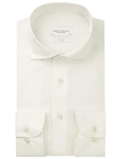 Profuomo Overhemden Profuomo wit off-white
