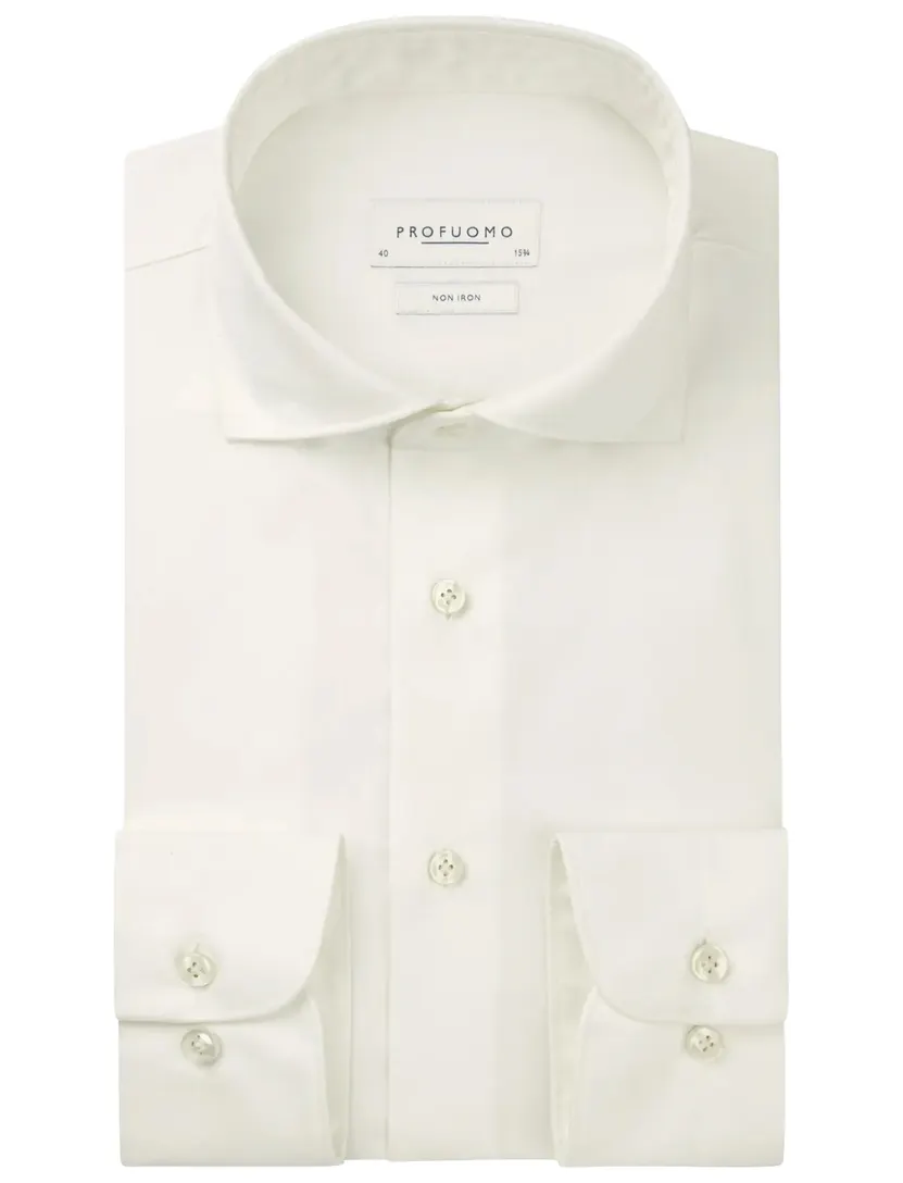 Overhemden Profuomo wit off-white