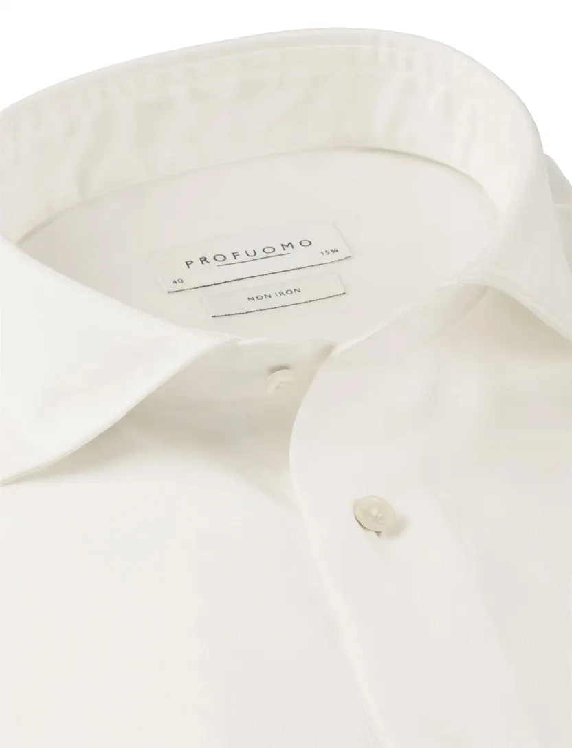 Overhemden Profuomo wit off-white