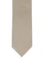Profuomo stropdas beige gemeleerd 100% zijde