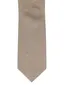 Profuomo stropdas beige stippen geprint 100% zijde