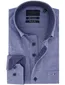 Portofino wijde fit casual overhemd blauw