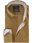 casual overhemd bruin Portofino Regular Fit
