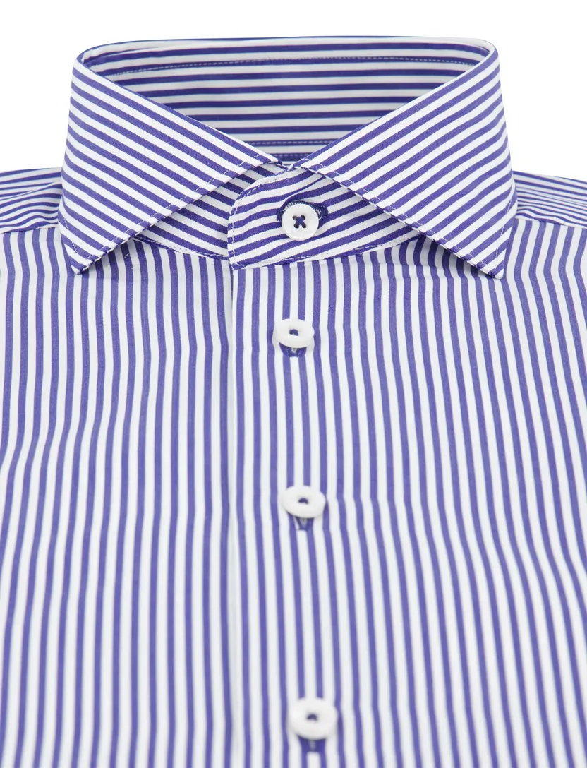 Cavallaro overhemd blauw mouwlengte 7