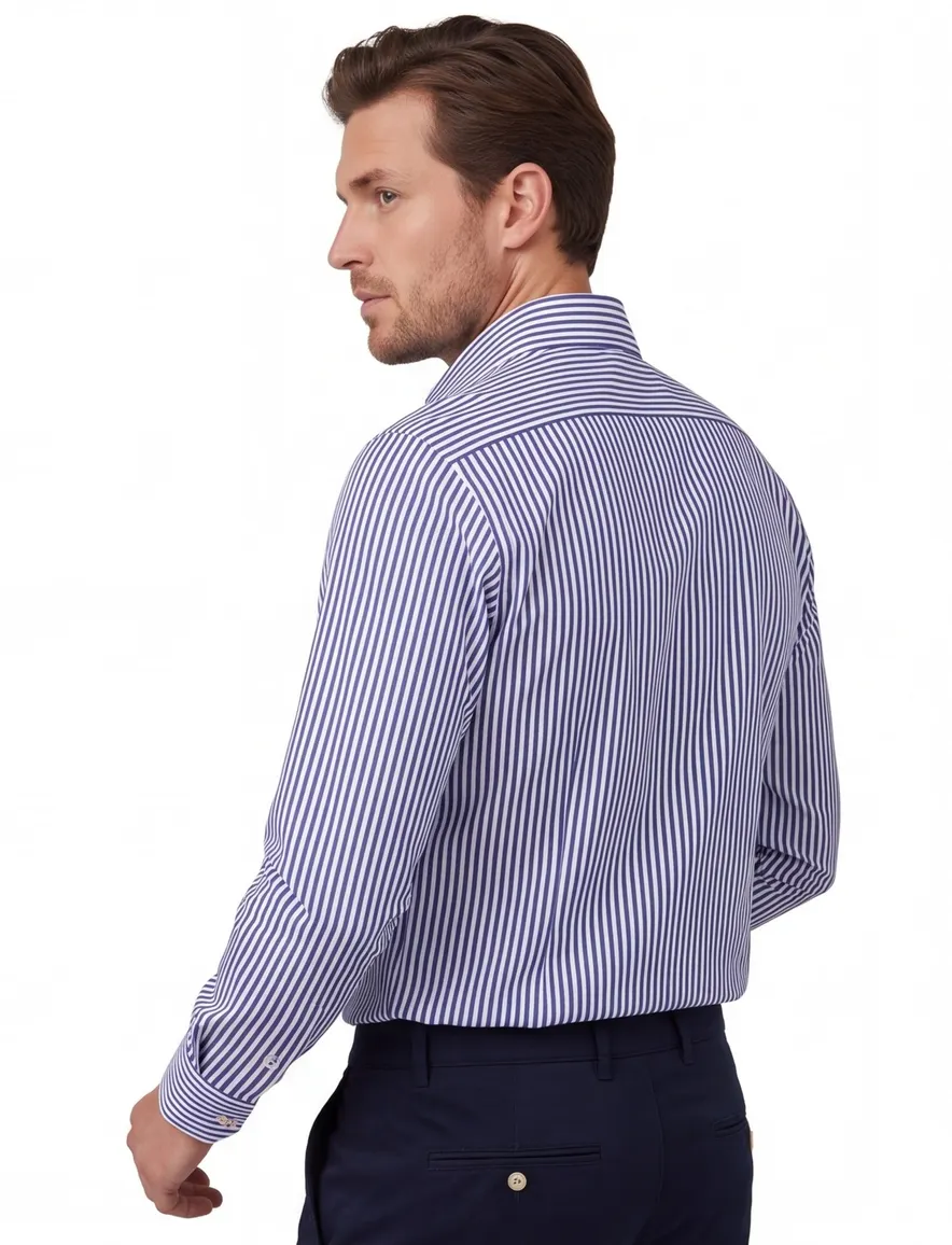 Cavallaro Vernio overhemd blauw mouwlengte 7