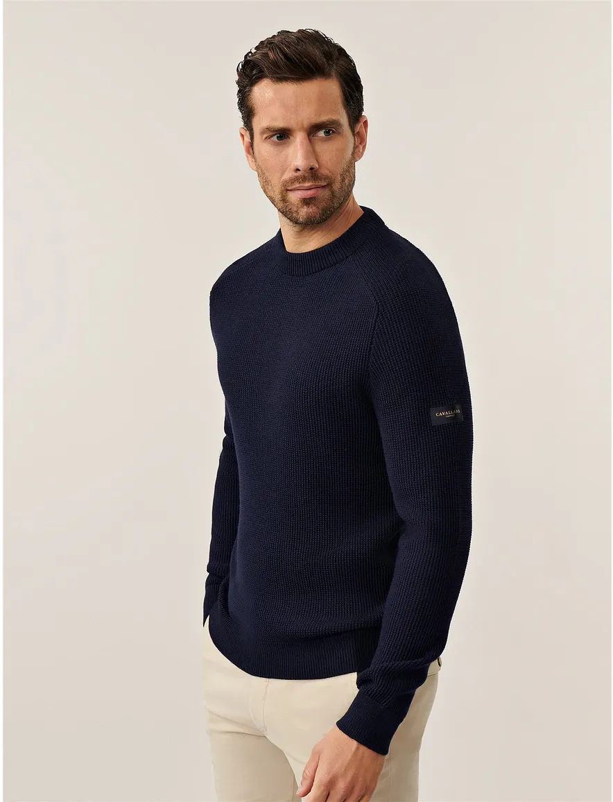 trui donkerblauw Cavallaro