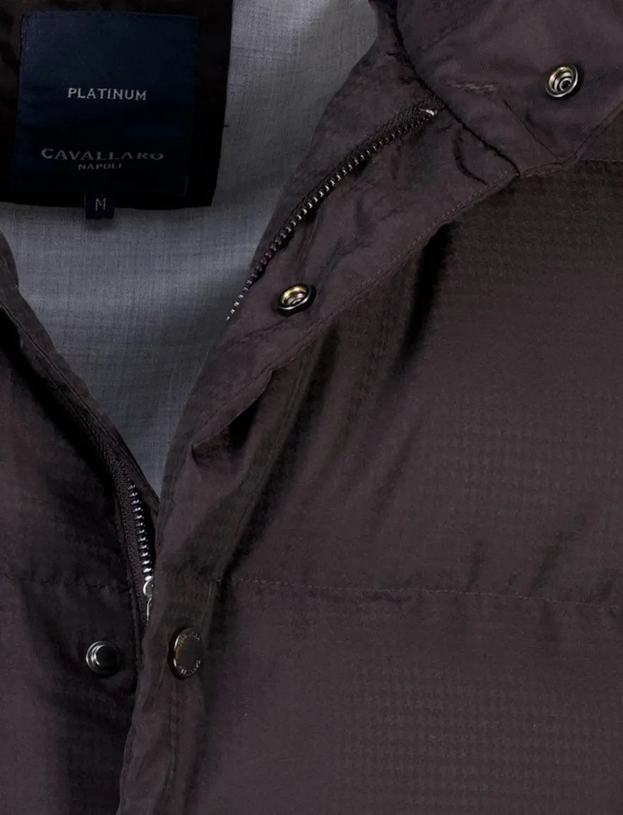 Cavallaro Napoli Platinum Zortinio bodywarmer bruin