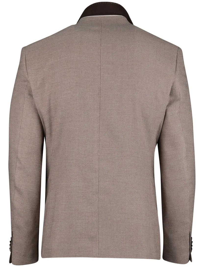 Portofino colbert beige geprint