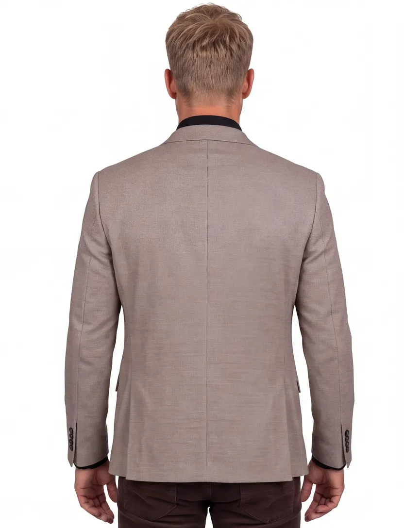 Portofino colbert beige geprint