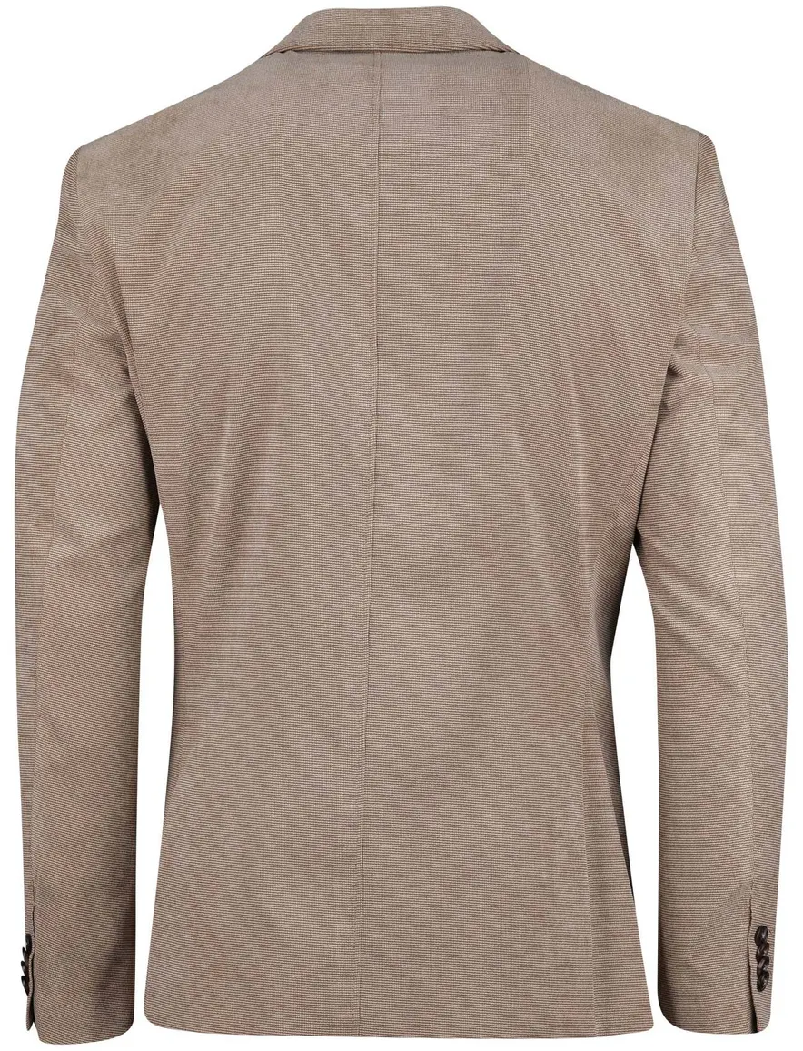 Portofino colbert beige Heleen gevoerd