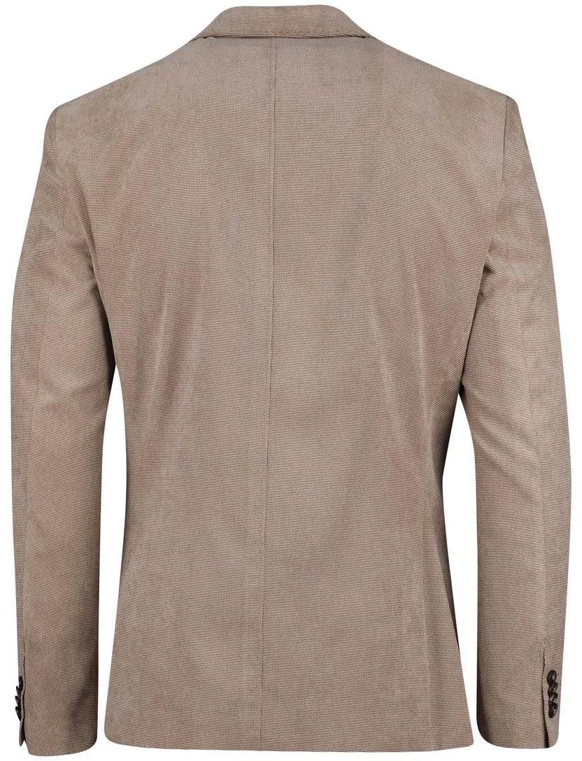 Portofino colbert beige polyester katoen