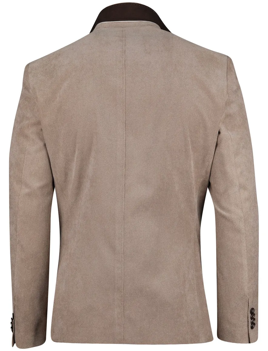 Portofino colbert beige Heleen gevoerd