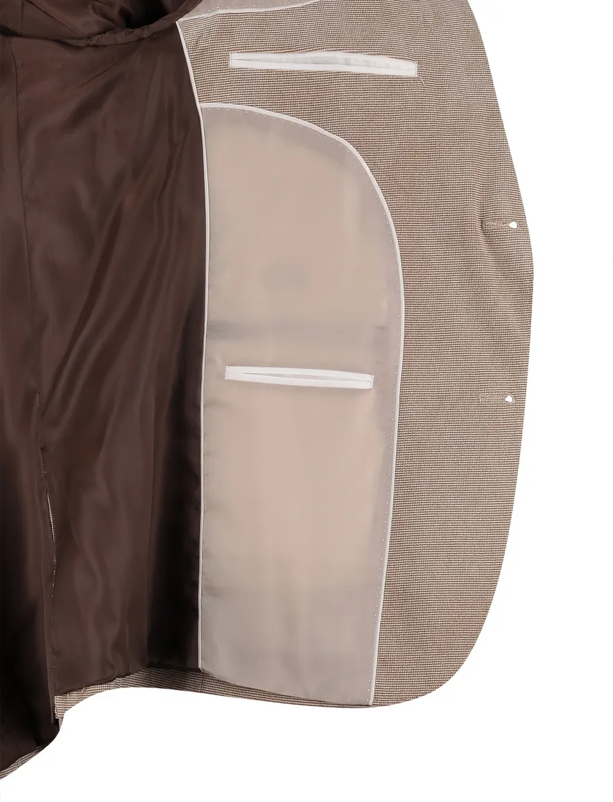 Portofino colbert beige Heleen gevoerd