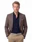 Colbert Portofino Bruin vier zakken patroon
