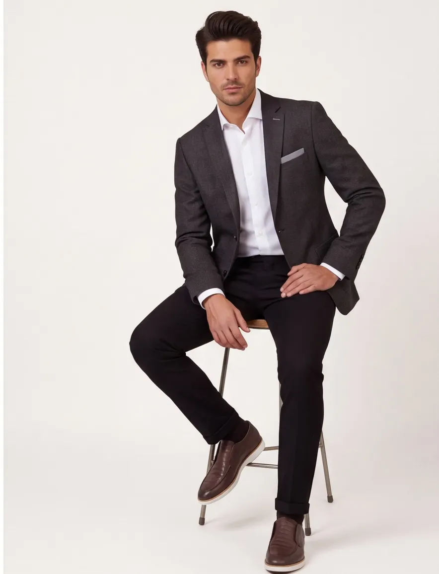 Portofino Leek Jacket Drop colbert bruin