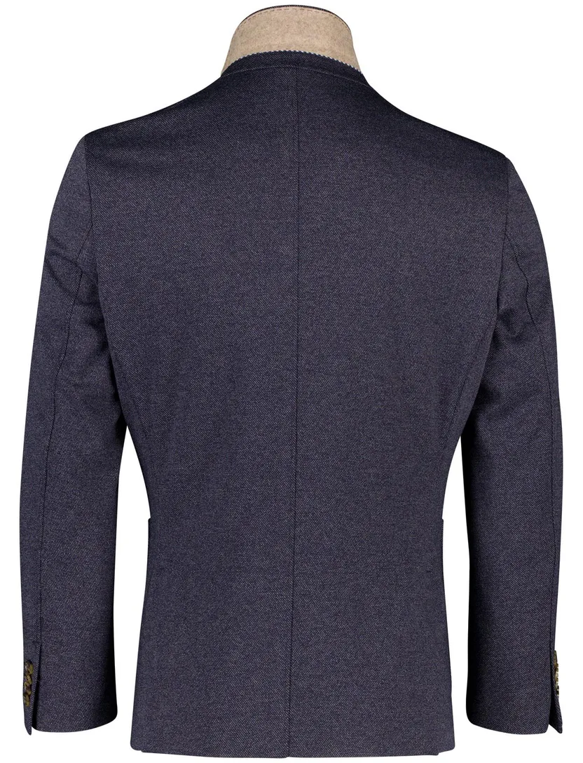 colbert Portofino effen donkerblauw normale fit