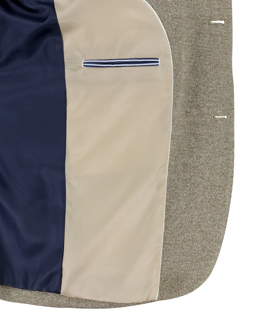 Portofino colbert Luka zand gemeleerd normale fit