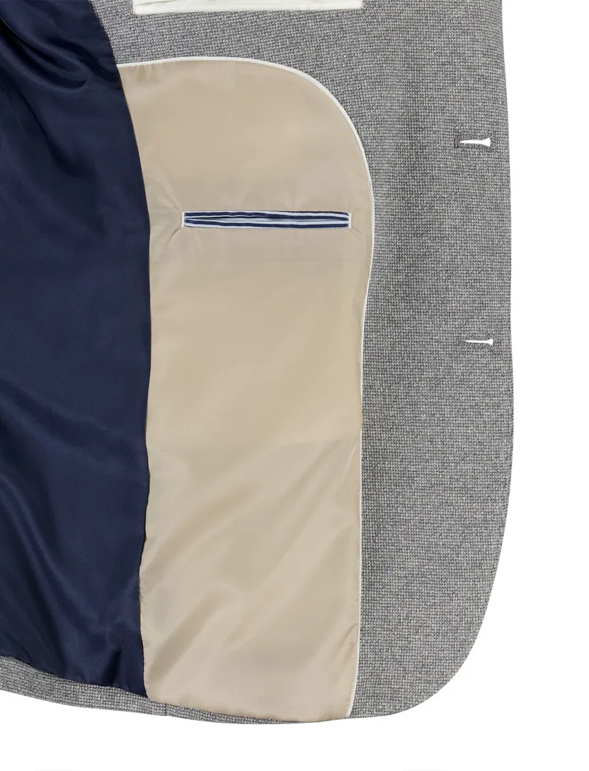 colbert Portofino grijs effen normale fit