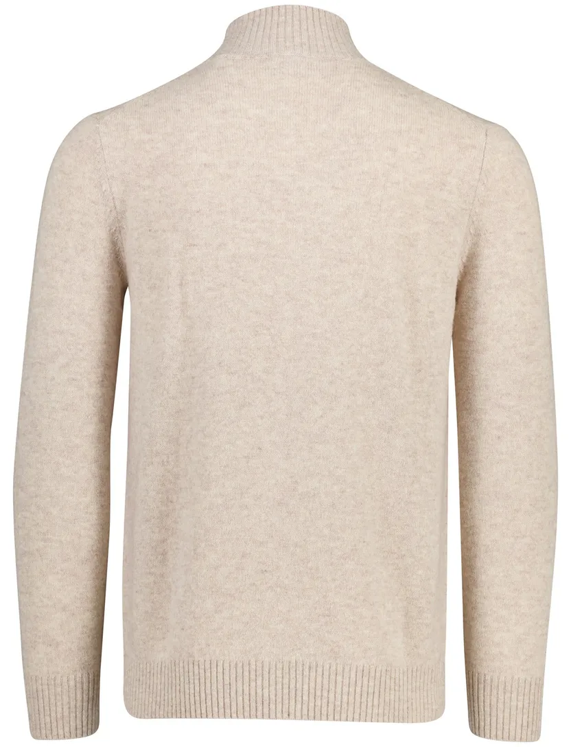 beige Born with Appetite Gregg mock trui